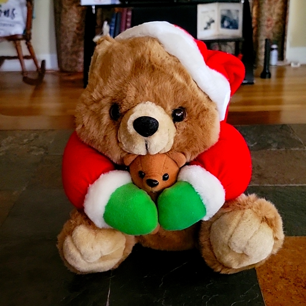 Christmas bear Perfect condition super soft and cuddly